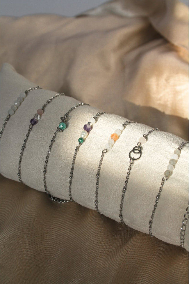 Armband Geburtsstein – Silber