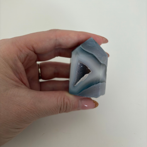 Druzy Achat Spitze - 3