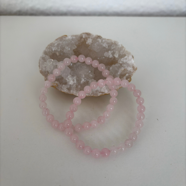 Kugelarmband Rosenquarz