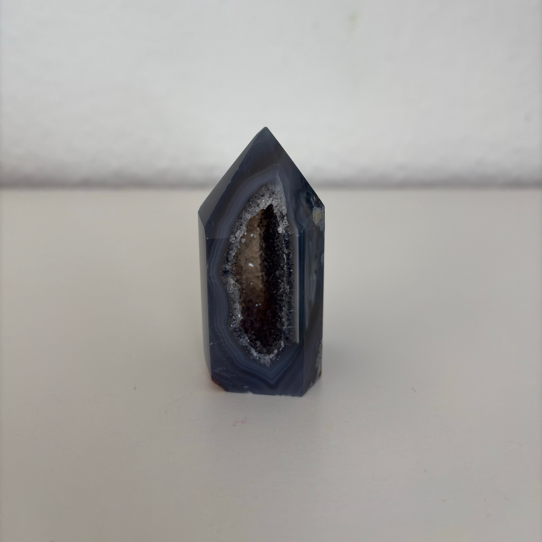 Druzy Achat Spitze - 6