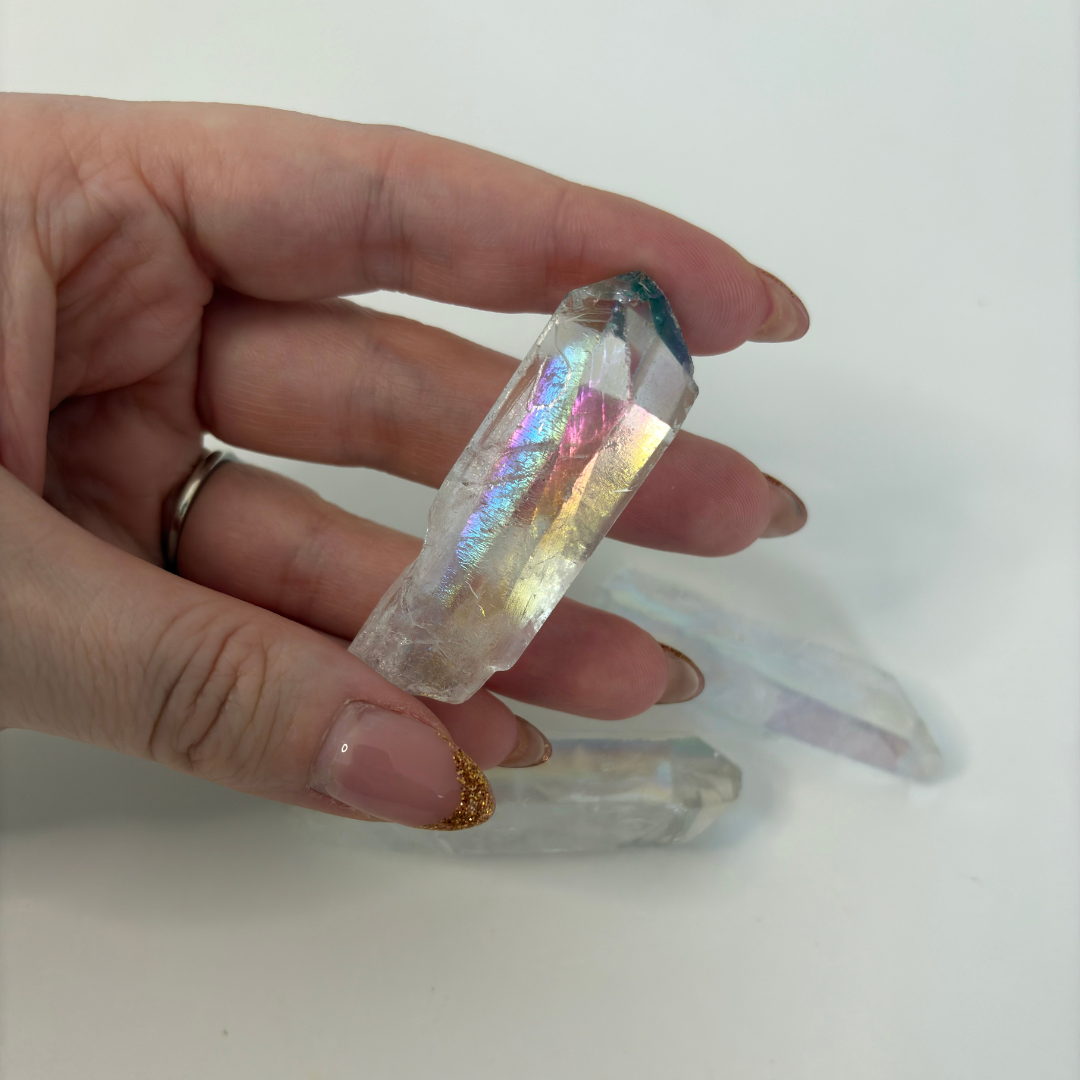 Angel Aura Bergkristall Spitze