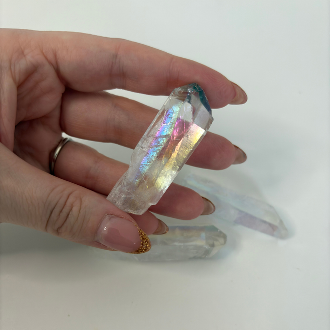 Angel Aura Bergkristall Spitze