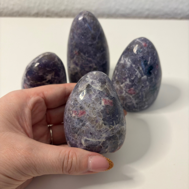 Pink Turmalin in Lepidolith Freeform