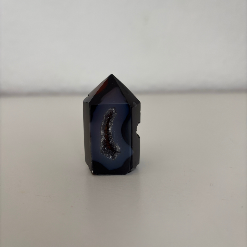 Druzy Achat Spitze - 1