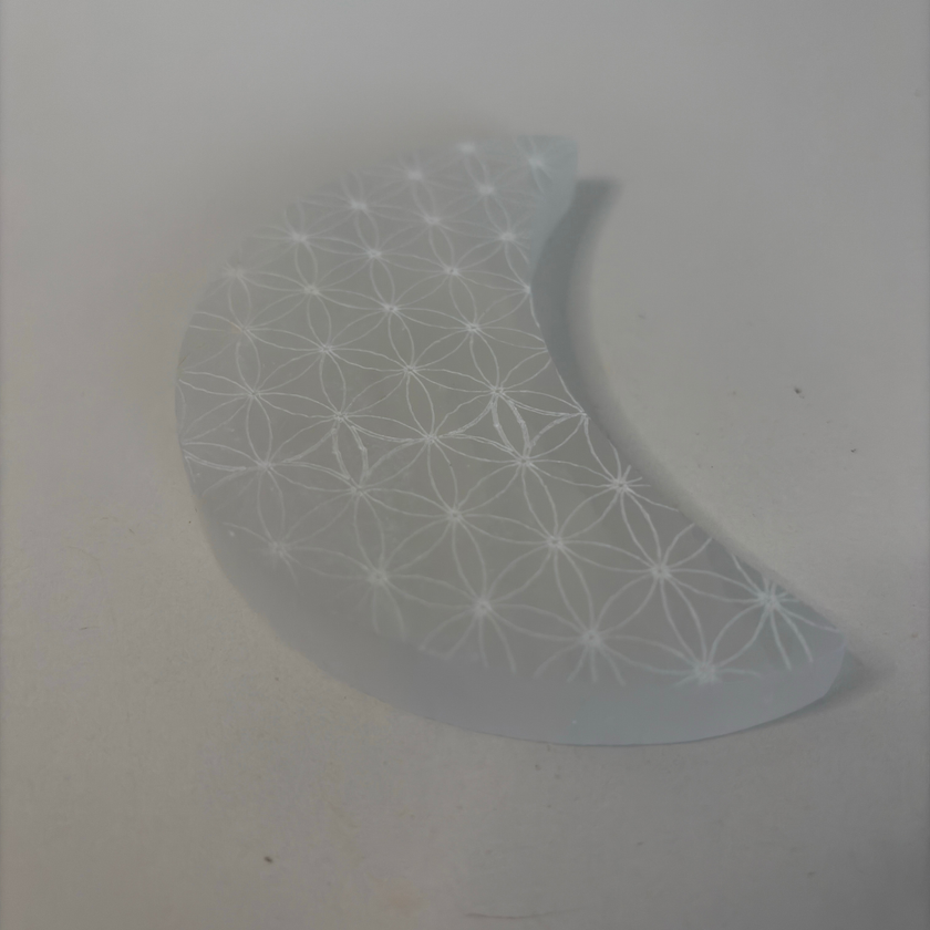 Selenit Ladeplatte Mond