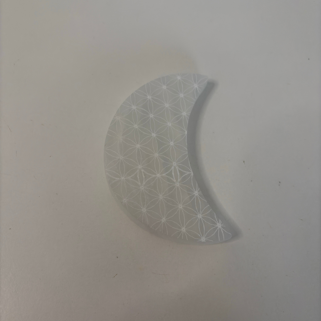 Selenit Ladeplatte Mond