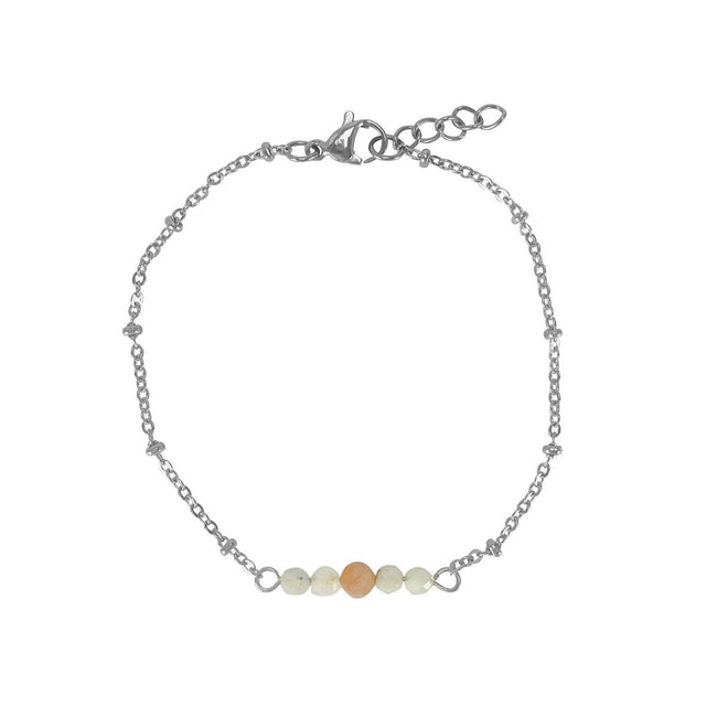 Armband Mondstein & Sonnenstein - Silber