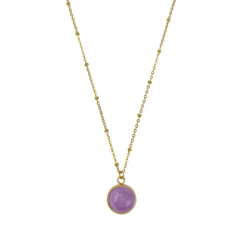Halskette Amethyst - Gold