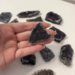 Black Amethyst Cluster Scheiben