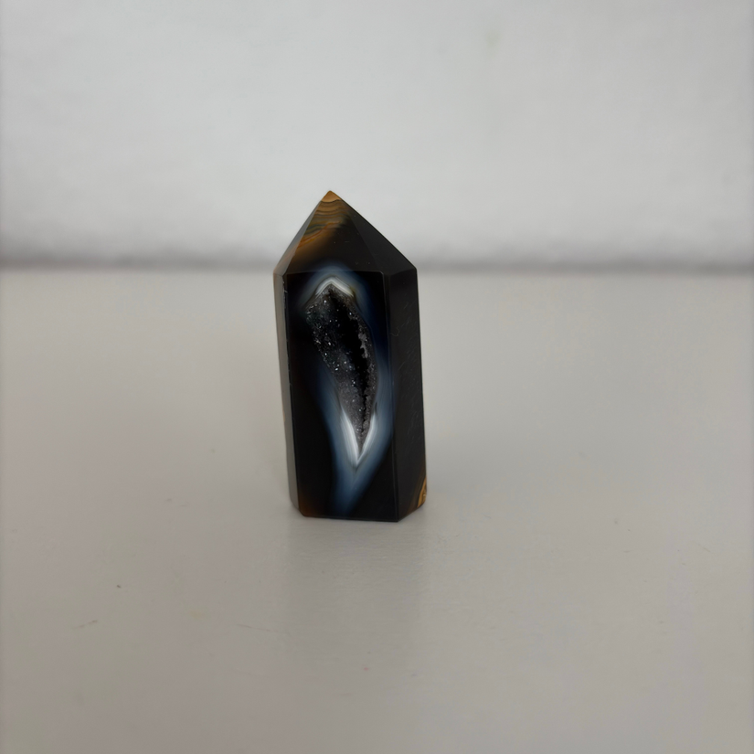 Druzy Achat Spitze - 2