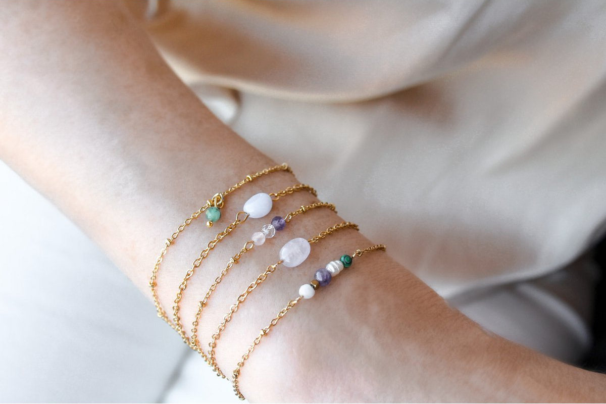 Armband Geburtsstein – Gold