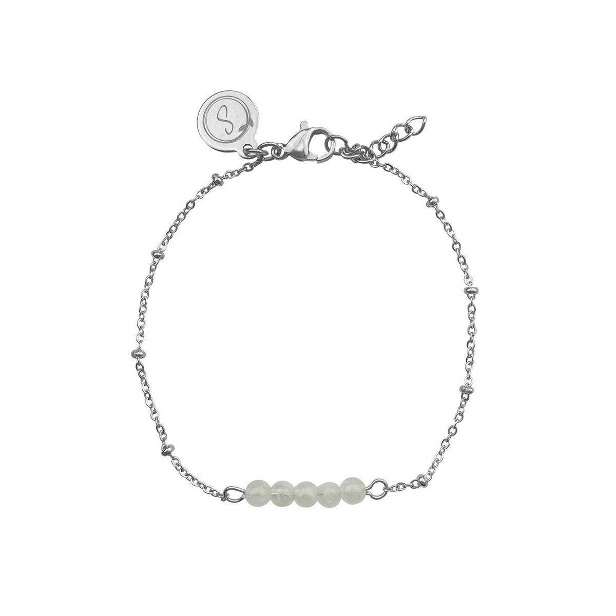 Armband Mondstein - Silber