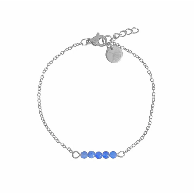 Armband Blauer Aventurin - Silber